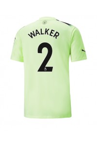 Manchester City Kyle Walker #2 Fotballdrakt Tredje Klær 2022-23 Korte ermer